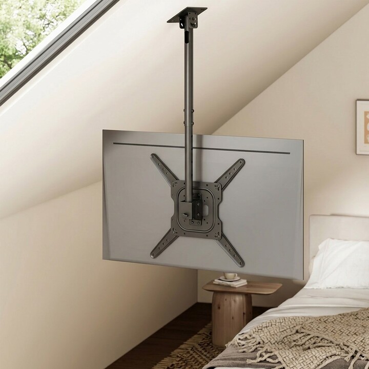 Suporte de teto para TV Maclean, capacidade máxima de carga de 35 kg, compatível com TVs de 23 a 55 polegadas, padrão VESA 400x4