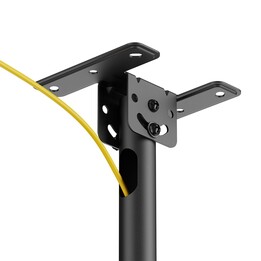 Suporte de teto para TV Maclean, capacidade máxima de carga de 50 kg, compatível com TVs de 37 a 86 polegadas, padrão VESA 600x4