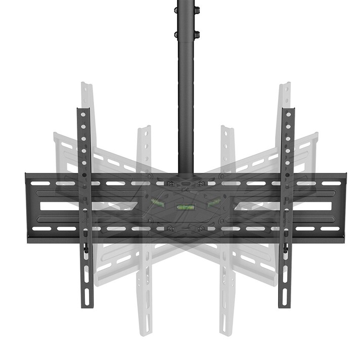 Suporte de teto para TV Maclean, capacidade máxima de carga de 50 kg, compatível com TVs de 37 a 86 polegadas, padrão VESA 600x4