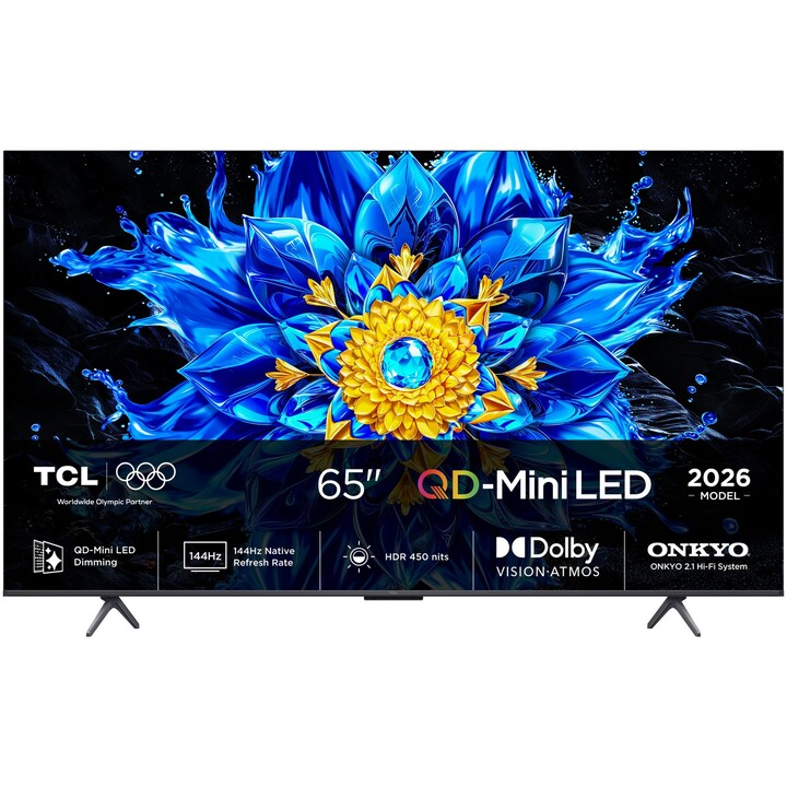 TCL P8L 65P8L 165,1 cm (65") 4K Ultra HD Smart TV Wifi Nero 450 cd / m²