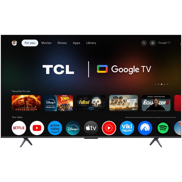 TCL P8L 65P8L 165.1 cm (65") 4K Ultra HD Smart TV Wifi Black 450 cd / m²