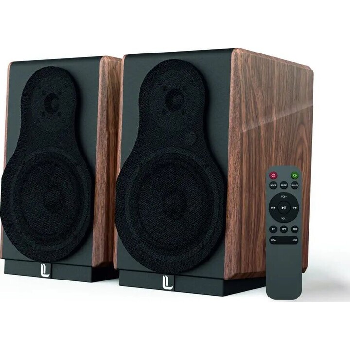 Caixas acústicas de estante Laudberg M1 2.0 para TV 120W