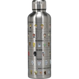 Botella de agua metálica de Star Wars de Paladone