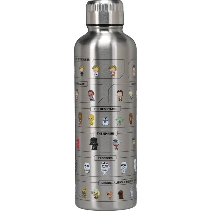 Botella de agua metálica de Star Wars de Paladone