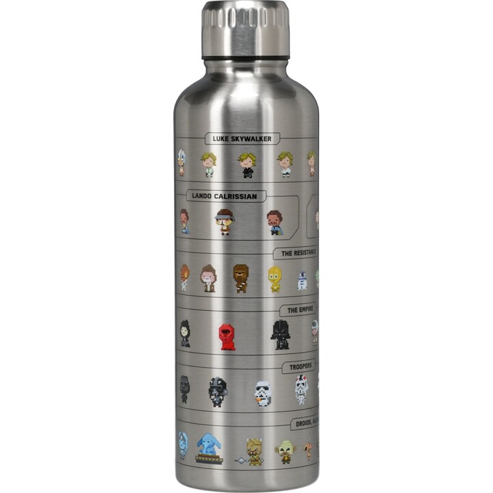 Botella de agua metálica de Star Wars de Paladone
