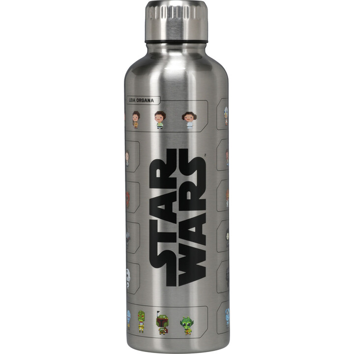 Botella de agua metálica de Star Wars de Paladone
