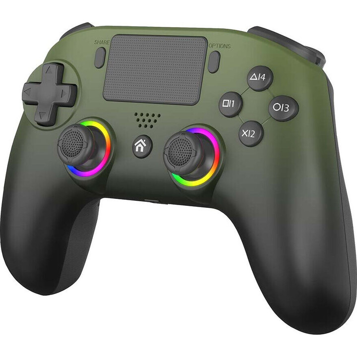 Controller wireless LED Subsonic verde per PS5