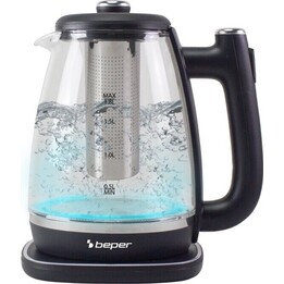 Beper P101BOL200 bouilloire électrique en verre noire