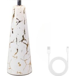 Beper P207ILI500 Marble Rechargeable Table Lamp with Touch Contr…