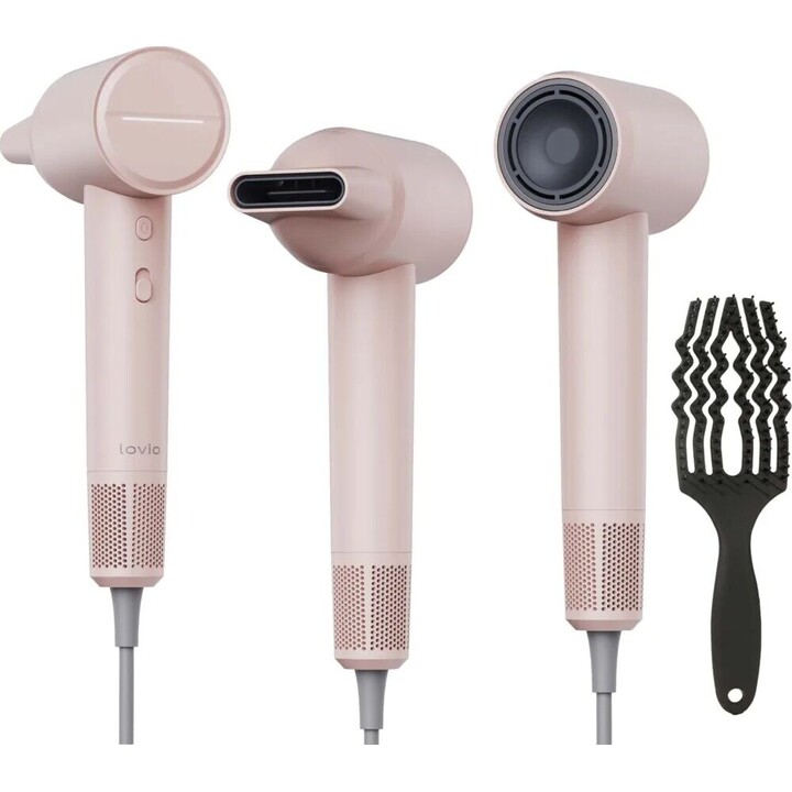 Lovio LVHD001PK Haartrockner mit Ionisierungs-Luftstrom