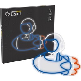 Luzes de néon estilo Manta SNL90MT ASTRONAUTA EM RAKETA
