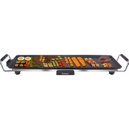 Beper P101BBQ070 Grill électrique 2000W 70x23 cm - Antiadhésif