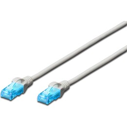 Patch cord U/UTP cat.5e PVC 20m gray