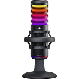 White Shark EKTARA DSM-07 microphone de bureau RGB noir