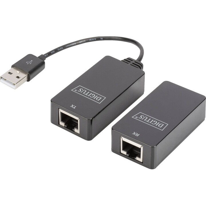 Extensor USB até 45 m para utilização com RJ45 CAT5 UTP