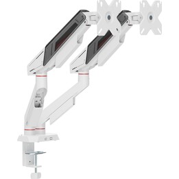 Supporto da tavolo per 2 monitor White Shark KHUFU-II GMS-3211