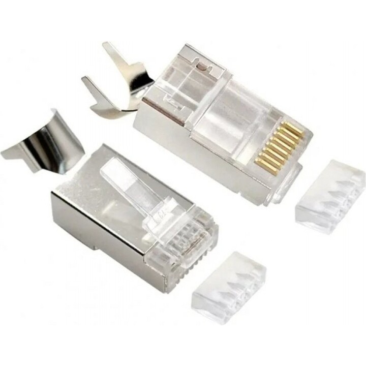 Connettore modulare CAT7 15u oro, 100 pezzi