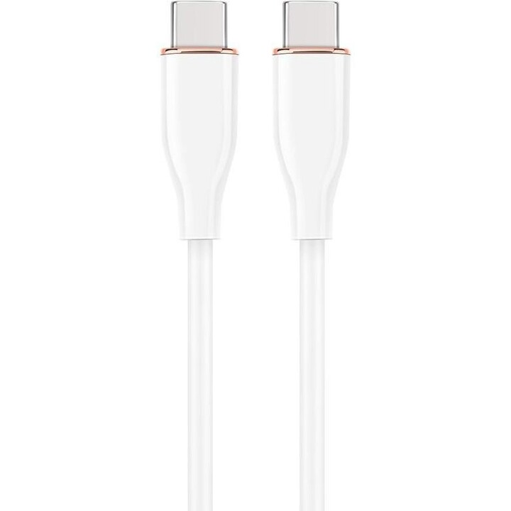 Câble de charge et de données USB-C Power Delivery (PD) blanc