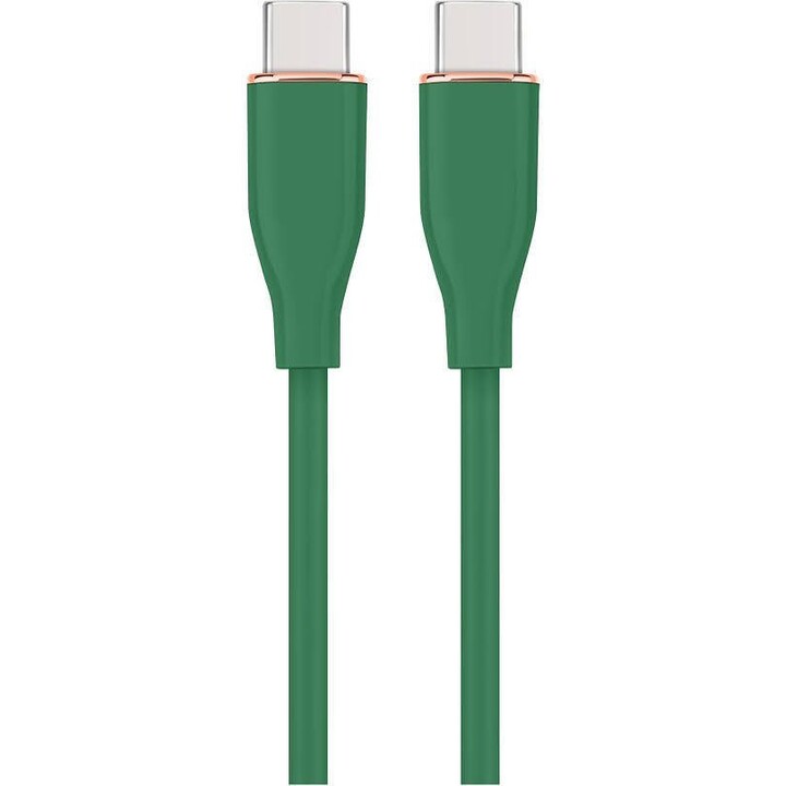 Cabo de dados e carregamento Power Delivery (PD) Type-C verde