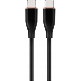 schwarzes USB-C Power Delivery (PD) Lade- und Datenkabel