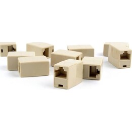 Conector em linha RJ45/RJ45 UTP, 10 unidades