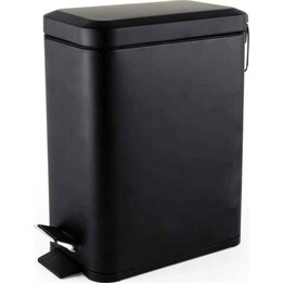 Beldray LA041173BLKPEU7 Slimline Pedal Bin 5 Litre, Black