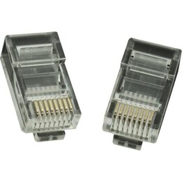 Netzstecker, Typ 8P8C / 100 Stück