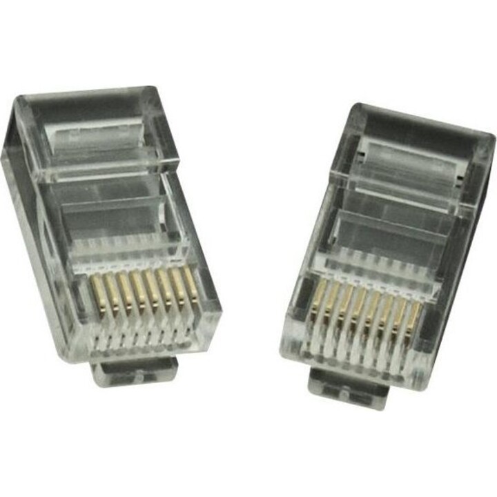 Mains plug, type 8P8C /100 pcs