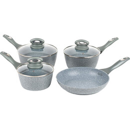 Set di 5 pentole in acciaio inox Salter BW04151G1EU7 della collezione Timeless.