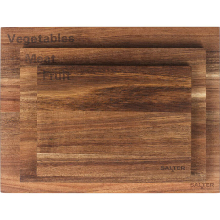 Juego de 3 tablas de cortar Salter BW14740 de madera de acacia