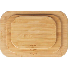 Conjunto de tábuas de corte de bambu Salter BW14107 Simple Prep