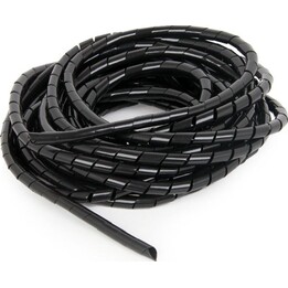 Organisateur de câbles - spirale 12 mm 10 m noir