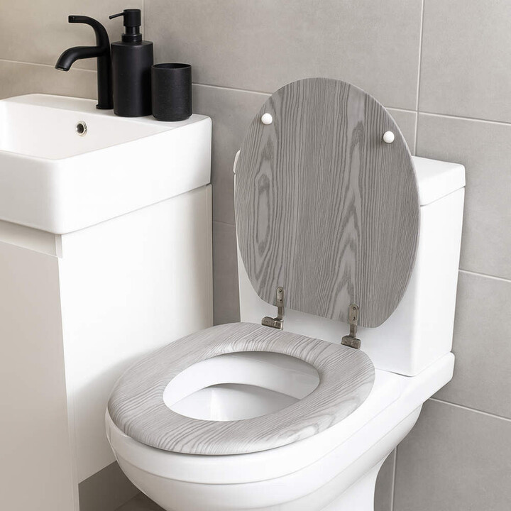 Sedile WC in legno Beldray LA00000074GRYPEU7
