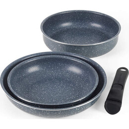 Russell Hobbs RH03297 Nightfall Stone 4-teiliges Smart Clip Pfannenset