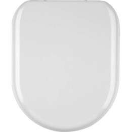 Beldray LA072771PEU7 Abattant de toilettes antibactérien en forme de D, blanc