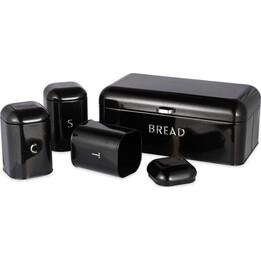 Juego de encimera Salter BW14045B Boston de 4 piezas, negro