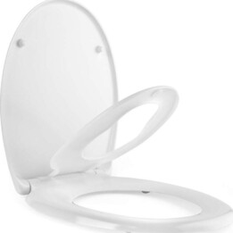 Beldray LA037185EU7 Anti-bac Family Toilet Seat, White