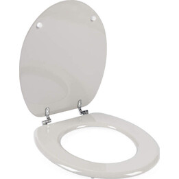 Asiento de inodoro de madera Beldray LA032355PGRY, blanco