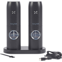 Set di macinini ricaricabili Salter BW14373, neri