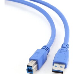 GEMBIRD Cavo USB 3.0 AM-BM da 1,8 m blu CCP-USB3-AMBM-6