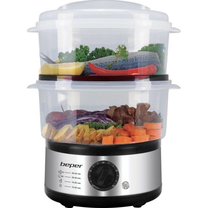 Beper BC.261 cozedor a vapor 5 L