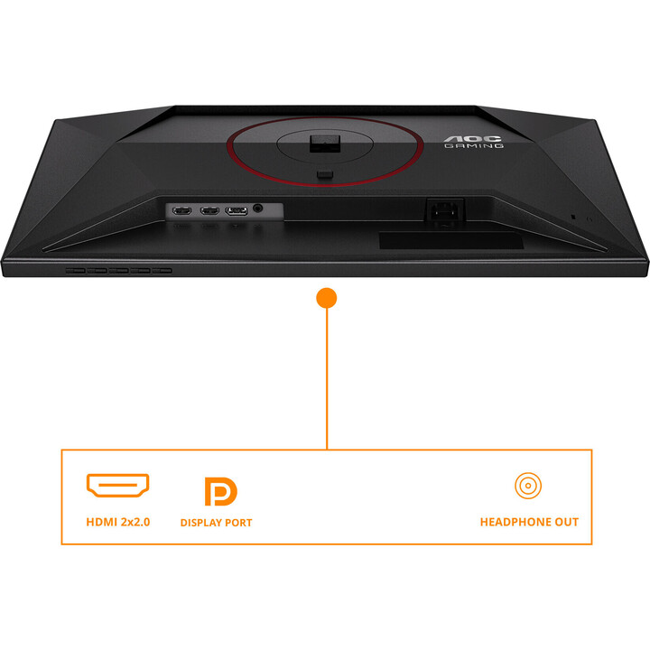 LCD Monitor|AOC|23.8 "|1920 x 1080 pixels|Full HD|Native aspect ratio 16:9|LED|Flat|24G4ZR