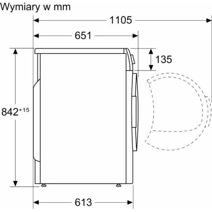 Secadora de roupas BOSCH WQB246CMPL
