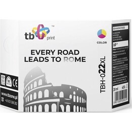 Inchiostro TBH-022XL (HP n. 22 - C9352AE) a colori rigenerato