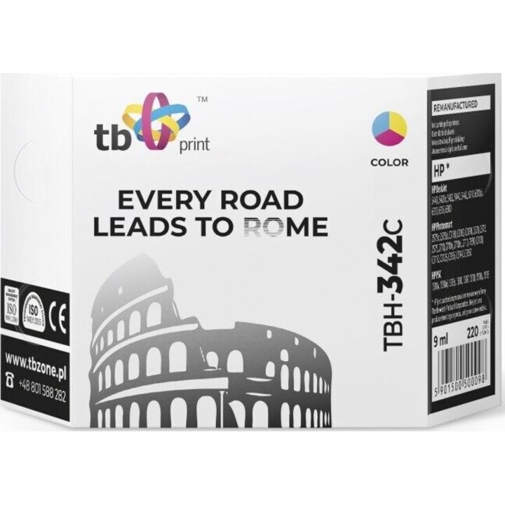 Tinta TBH-342C (HP nº 342 - C9361EE) Colorida remanufaturada