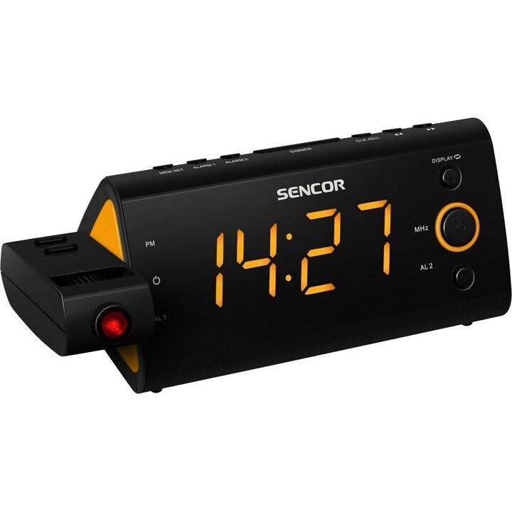 SRC 330OR Radio clock, time projector