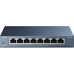 Switch de escritorio de 8 puertos 10/100/1000Mbps TL-SG108