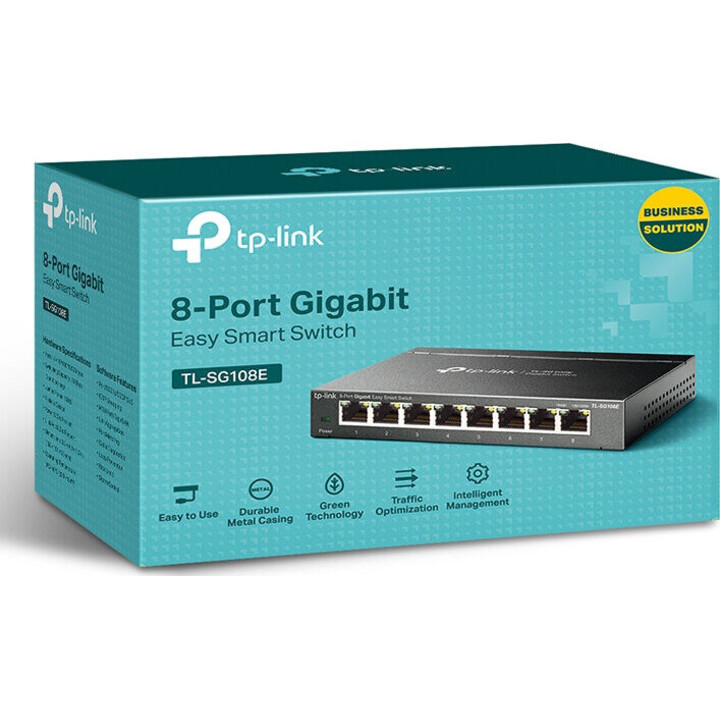 Commutateur intelligent TP-Link TL-SG108E 8x1GbE