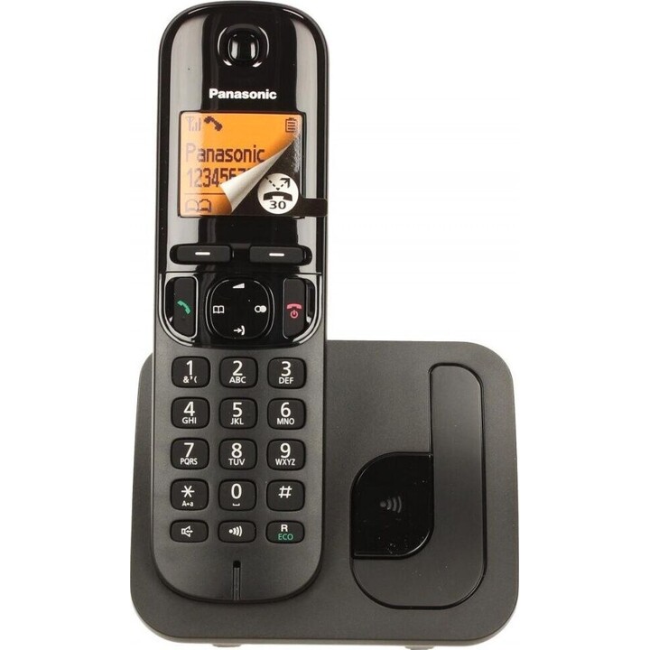 PANASONIC KX-TGC210 telefono cordless DECT nero