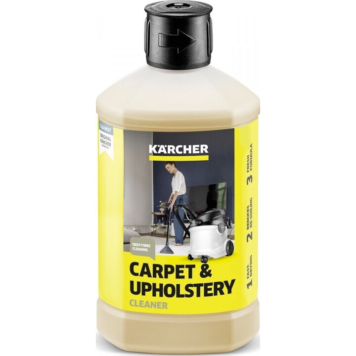 Liquid for washing carpets - accelerating drying